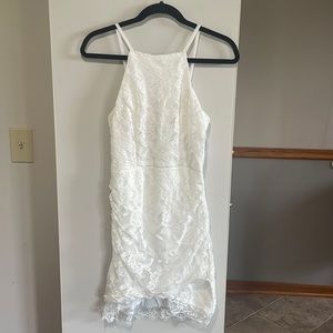 White lace dress